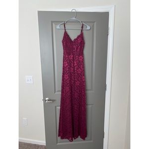 Lace “Cutout” Formal Dress